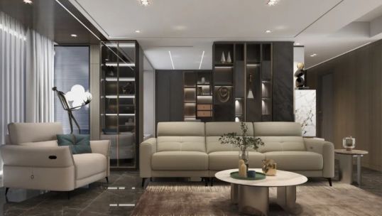 庫斯家居丨150㎡摩登住宅，輕奢時尚